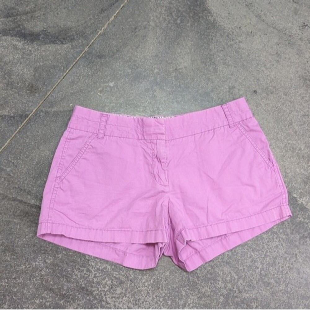 Coastal Resort Festival J.Crew 6 Purple Chino Shorts Nautical Preppy Normcore